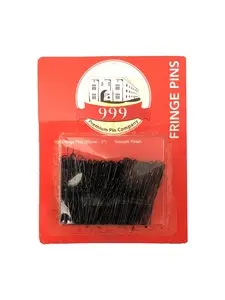 999 Fringe Pins - Black 100