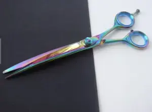 Multicolour Scissor 9 inch Curved