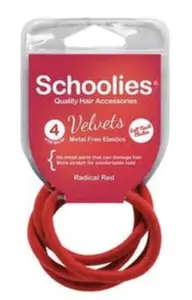 Schoolies Velvets - Radical Red