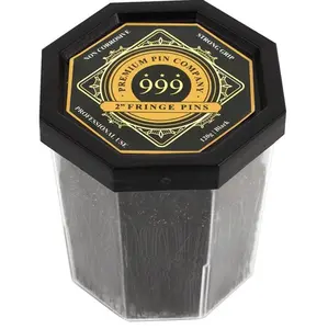 999 Fringe Pins 2 inch Black