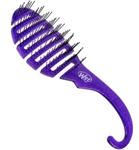 WetBrush Shower Flex - Purple Glitter